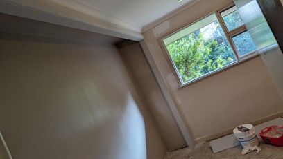 Wall painting Work in progress photo